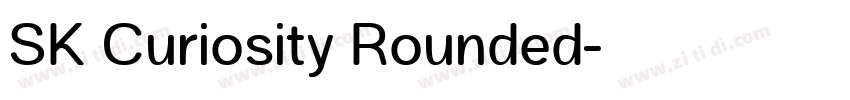 SK Curiosity Rounded字体转换